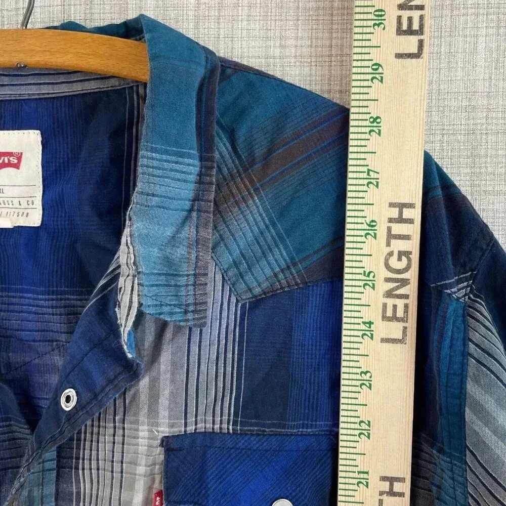 Levis Shirt Long Sleeve Button Down Mens XXL 3452 - Picture 3 of 7